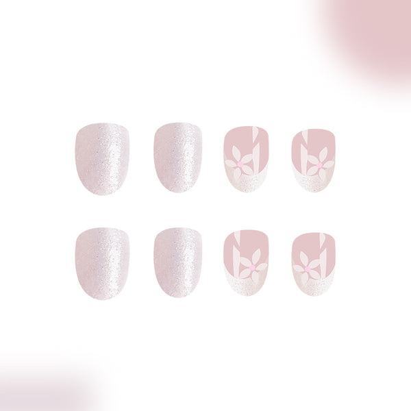 12 Sizes-24 Pcs Press On Nails C622