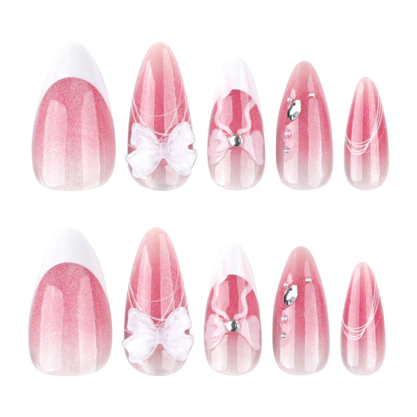 12 Sizes-24 Pcs Press On Nails JP3779