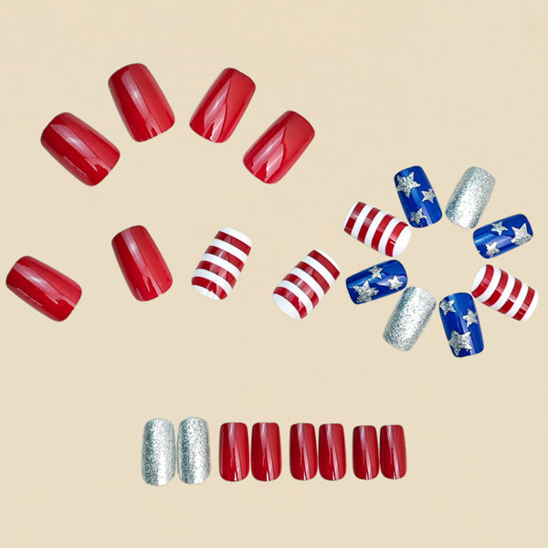 12 Sizes-24 Pcs Press On Nails Y2005