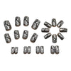 12 Sizes-24 Pcs Press On Nails Y1563