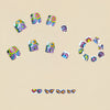 12 Sizes-24 Pcs Press On Nails Y1002