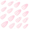 12 Sizes-24 Pcs Press On Nails JP3459