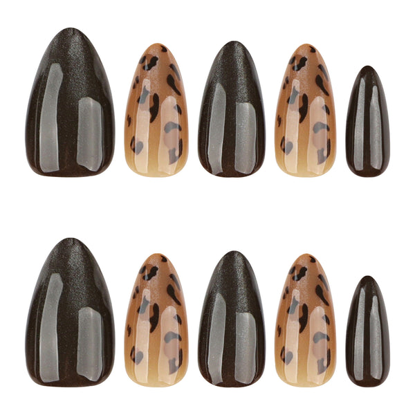 12 Sizes-24 Pcs Press On Nails JP4084