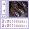 12 Sizes-24 Pcs Press On Nails W1797
