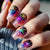 12 Sizes-24 Pcs Press On Nails Y1456