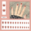12 Sizes-24 Pcs Press On Nails R676