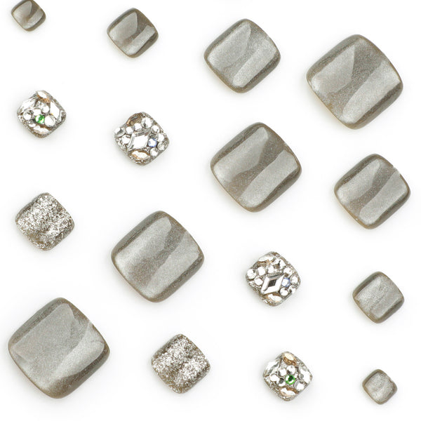 12 Sizes-24 Pcs Press On Nails JP3699