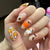 12 Sizes-24 Pcs Press On Nails C520