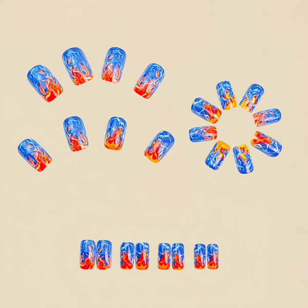 12 Sizes-24 Pcs Press On Nails Y872