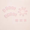 12 Sizes-24 Pcs Press On Nails W2175