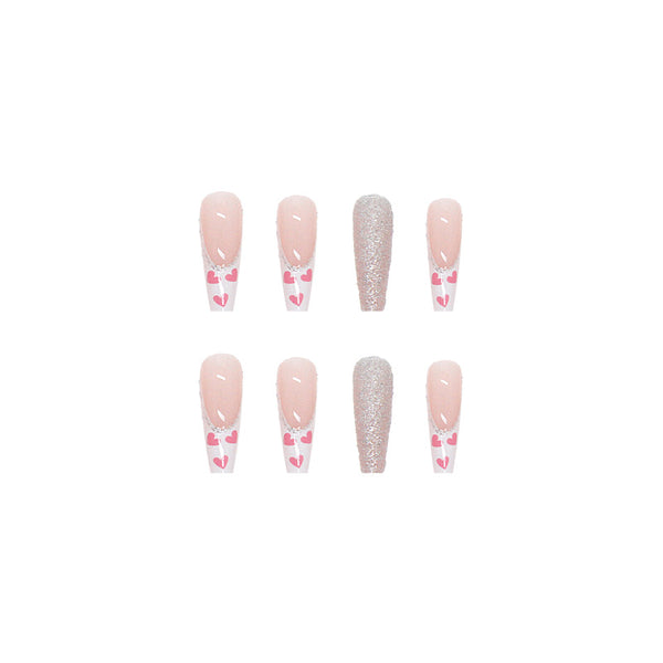 12 Sizes-24 Pcs Press On Nails W097