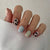 12 Sizes-24 Pcs Press On Nails W1350