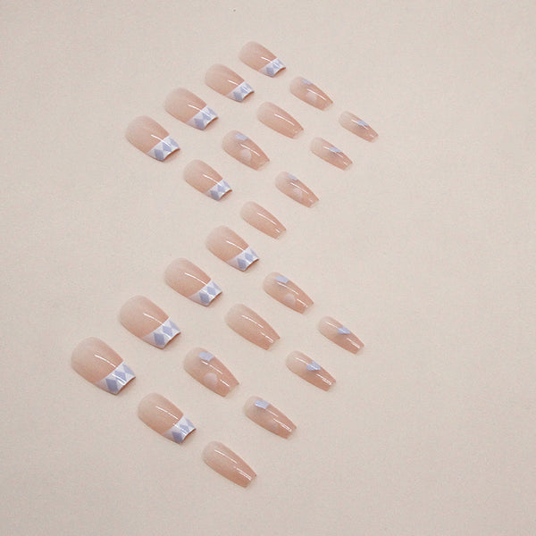 12 Sizes-24 Pcs Press On Nails R807
