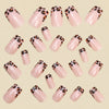 12 Sizes-24 Pcs Press On Nails Y1184