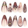 12 Sizes-24 Pcs Press On Nails JP4117