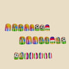 12 Sizes-24 Pcs Press On Nails y2063-z-24
