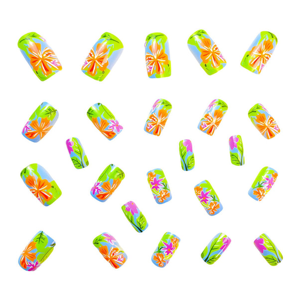 12 Sizes-24 Pcs Press On Nails Y616