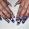 12 Sizes-24 Pcs Press On Nails Y217