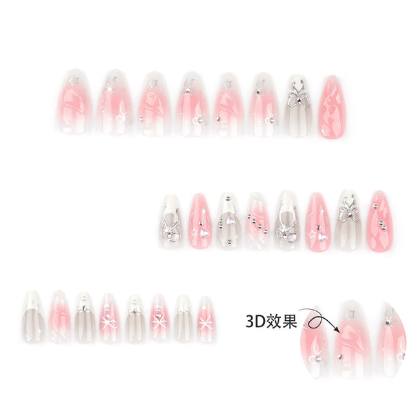 12 Sizes-24 PcsPress On Nails JP3300