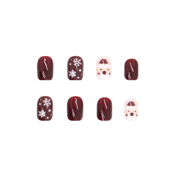 12 Sizes-24 Pcs Press On Nails R621