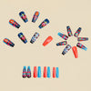 12 Sizes-24 Pcs Press On Nails Y1124