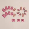 12 Sizes-24 Pcs Press On Nails W1407