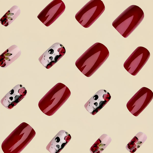 12 Sizes-24 Pcs Press On Nails Y224