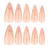 12 Sizes-24 Pcs Press On Nails JP3997