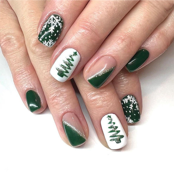 Christmas Press On Nails-2 Sets Mixed Pack (48PCS Total) C-mix-10