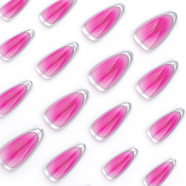 12 Sizes-24 Pcs Press On Nails JP3565
