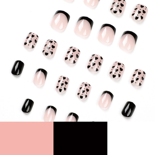 12 Sizes-24 Pcs Press On Nails JP1835