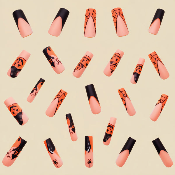 12 Sizes-24 Pcs Press On Nails Y155