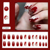 12 Sizes-24 Pcs Press On Nails Z1007