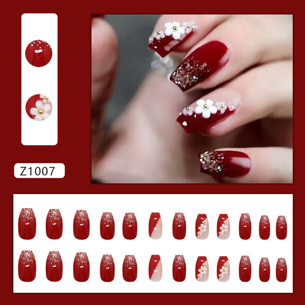 12 Sizes-24 PcsPress On Nails Z1007