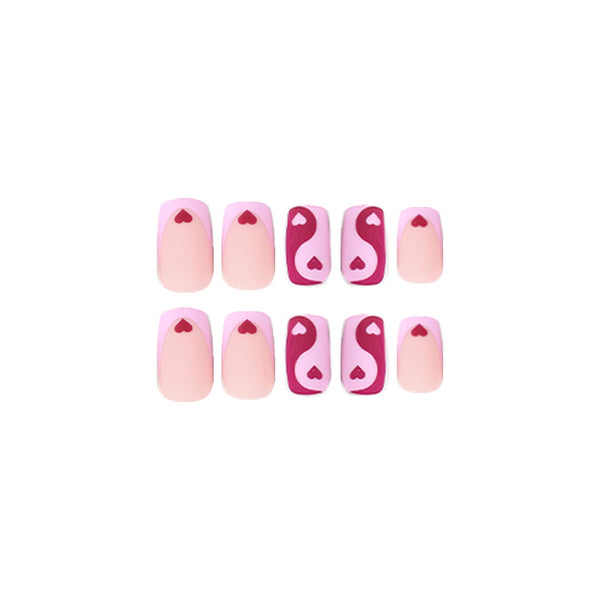 12 Sizes-24 Pcs Press On Nails JP2406