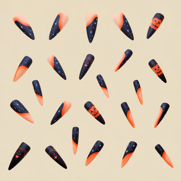 12 Sizes-24 Pcs Press On Nails Y203