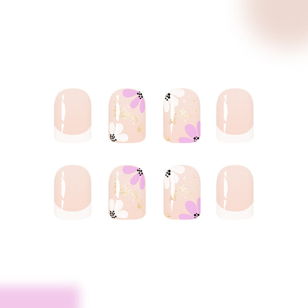 12 Sizes-24 Pcs Press On Nails C1032