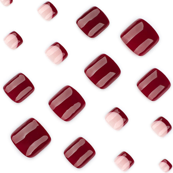 12 Sizes-24 Pcs Press On Nails JP4248