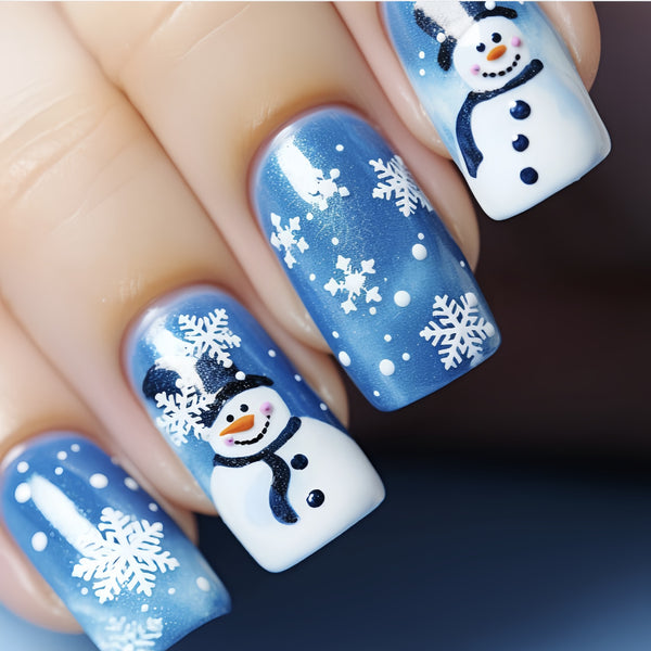 12 Sizes-24 Pcs Press On Nails Y270