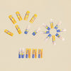 12 Sizes-24 Pcs Press On Nails Y1039