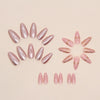 12 Sizes-24 Pcs Press On Nails W1434