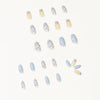 12 Sizes-24 Pcs Press On Nails JP1039