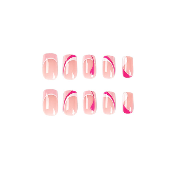 12 Sizes-24 Pcs Press On Nails JP2262