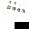12 Sizes-24 Pcs Press On Nails JP1662