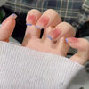 12 Sizes-24 Pcs Press On Nails R353