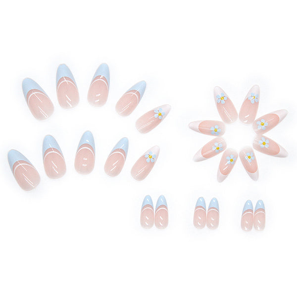 12 Sizes-24 Pcs Press On Nails W111