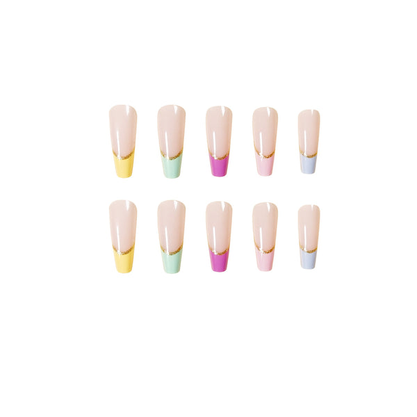 12 Sizes-24 Pcs Press On Nails JP1119