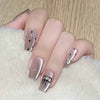 12 Sizes-24 Pcs Press On Nails nail-accessory