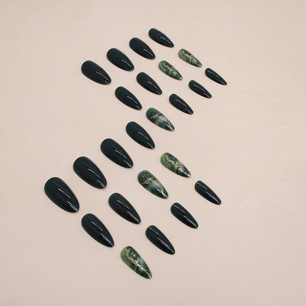 12 Sizes-24 Pcs Press On Nails W1480