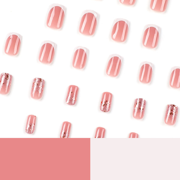 12 Sizes-24 Pcs Press On Nails JP2568